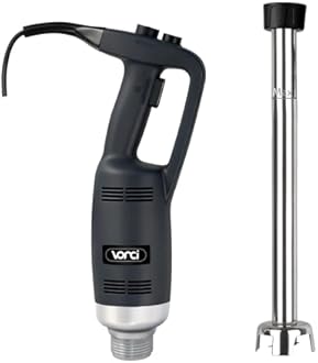 VONCI 500W Commercial Immersion Blender Handheld, 20" 304 Removable Shaft, Heavy Duty Stick Blender with Variable Speed 6000-20000RPM, Long Hand Mixer for Professional Kitchen Use.