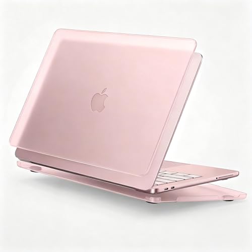 Zuooiec Case for MacBook Neo 13 Inch A3404 (2026 Release) - Protective Ultra-Thin High Transparency Snap On Hard Shell Cover for MacBook Neo 13 with A18 Pro Chip (Frost Pink)