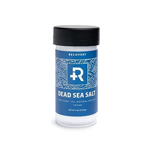 Recovery Piercing Aftercare Sea Salt From Dead Sea - All Natural, Soothing Healing Saline Solution