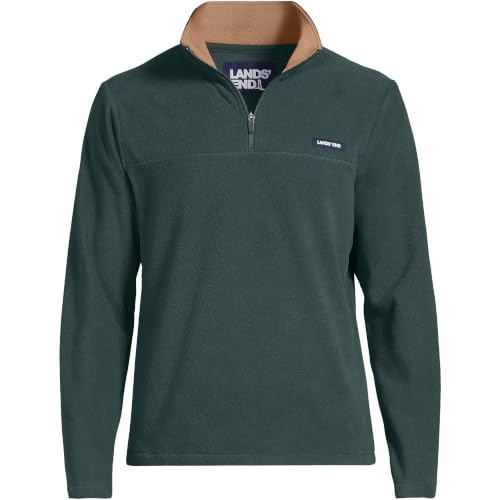 Image of Lands' End Men's Anyweather Fleece Quarter Zip Pullover