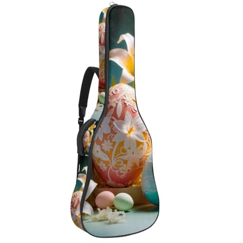 Housse universelle pour guitare imperméable au motif de Pâques pour vos cours et trajets