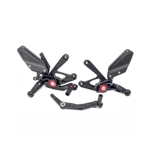 Repose-pieds arrière en fibre de carbone pour YZF-R1 réglage précis de l'aile du talon