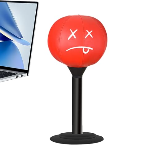 Saco de boxeo para la mesa, cajas de mesa con ventosa, bola de velocidad de entrenamiento, para casa, oficina, salón, dormitorio, entrenamiento, entrenamiento