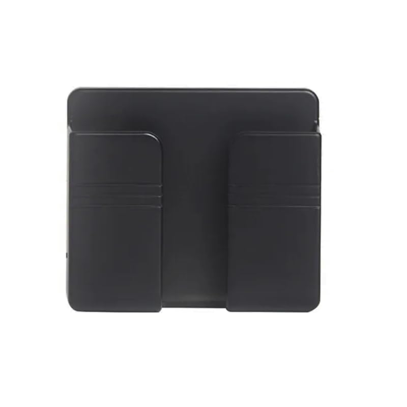 Clevisco.ae (4 PSC) Black Self-Adhesive Wall Holder for Phone/Remote, Wall Mount Phone/Remote Holder Plug Wall Holder Organizer