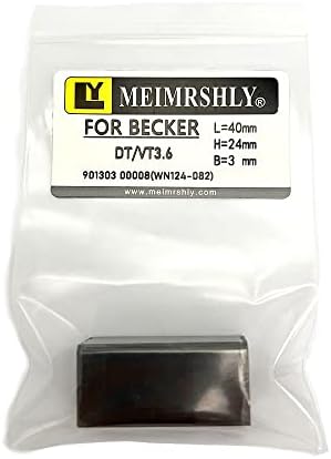 40-24-3mm Carbon Vanes 90130300008 WN124-082 for Becker Vacuum Pump VT6 DT6 T3.6 VT3.6 DT3.6