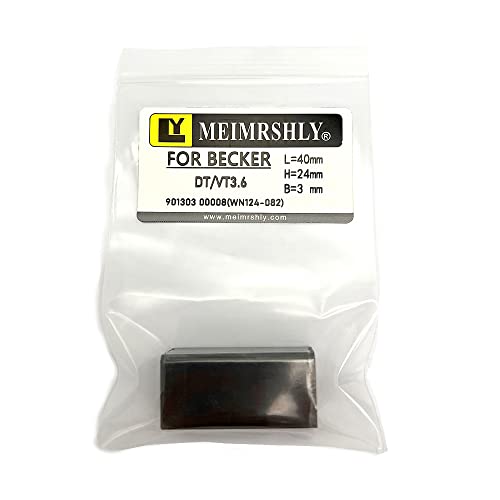 40-24-3mm Carbon Vanes 90130300008 WN124-082 for Becker Vacuum Pump VT6 DT6 T3.6 VT3.6 DT3.6