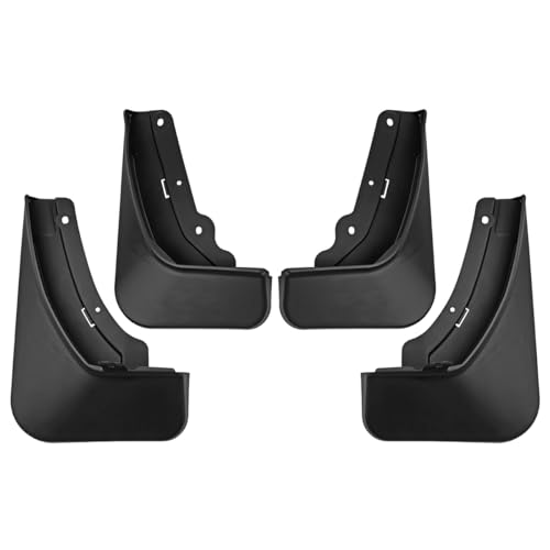 Image of Mud Flaps for 2024 2025 2026 Hyundai Santa Fe Hybrid Mud Guards Splash Guards Front & Rear SUV Set of 4PCS Black Heavy Duty Compatible with Santa Fe MudGuards Exterior Accessories