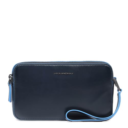 Piquadro ,  Unisex-Erwachsene portemonnaie, Blau - Blau (Blu Notte BLU2) - Größe: 5x12x21 cm (W x H x L)
