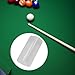Vaveren Billiard Cue Ferrule Snooker Pool Stick Tip Acrylic Pool Cue Ferrule Unfinished, Transparent