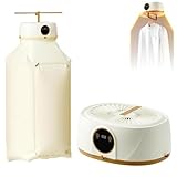 SÈCHE-LINGE HAUTE VITESSE 3 en 1: Cette machine à repasser automatique combine circulation 3D et chauffage à 360° pour offrir des vêtements moelleux et sans plis en moins de temps. Peut également servir de machine à repasser automatique pour les tissus délicats comme la laine, la soie et le coton