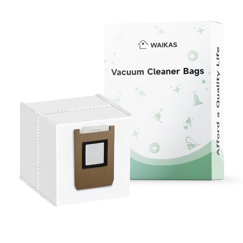 Image of WAIKAS 20 Pack E25 E28 Vacuum Bags for Eufy E28 Omni, E25 Omni, and E20 Robot Vacuum Cleaners- Large Capacity Replacement Accessories