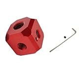 Kompaktkamera Halterungsadapterblock aus 6061-Aluminium, Red