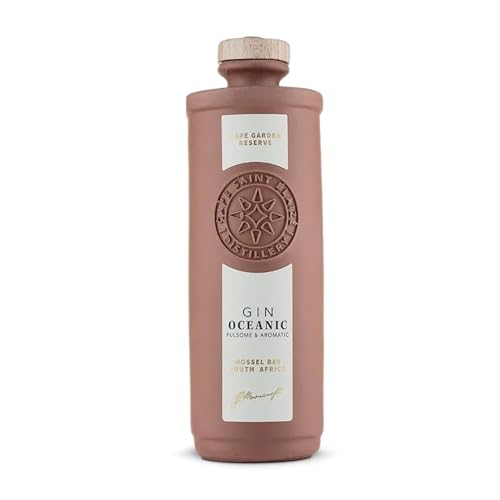 Cape Saint Blaize – Oceanic Gin | 700 ml | Ginebra de Sudáfrica | Hecho a mano | Botella de porcelana única | Aromática y compleja | Premium Gin