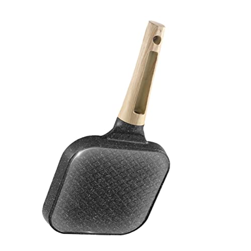 BRIGHTFUFU Section Non Stick Egg Frying Pan Versatile Breakfast Skillet for Cooking Eggs Pancakes and Bacon Easy Clean Cooking Pot for Home Use