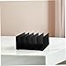 OSALADI Modern Metal Mail Organizer Desk Tray Letter Sorter Desktop File Holder Countertop Mail Sorter Organizer Office Letter Storage Rack