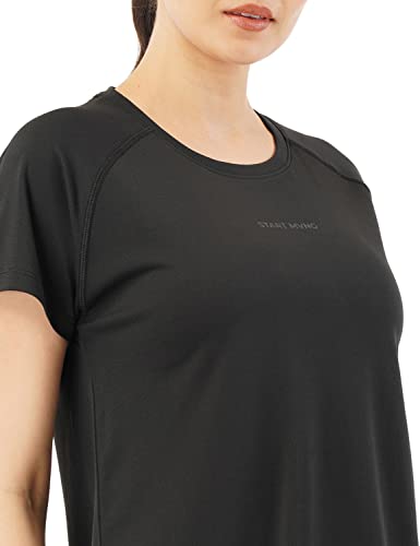 Image of Pump'd Women's Half Sleeve T-Shirt - Athleisure Women's s Fashion Workout Top for Women & Girls | Lightweight Activewear for Running, Sports & Gym - Lightweight, Anti-Odor, Dry Tech, Ultra Soft Seams