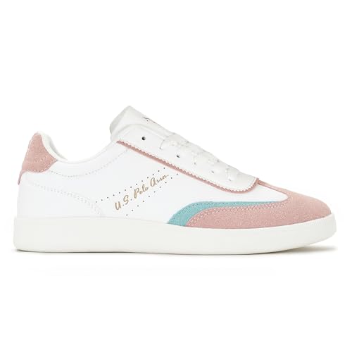 Image of U.S. Polo ASSN. Renata Off White Sneakers Shoes with Premium Upper
