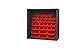 Durham 5018-42-1795 Extra Heavy Duty Shelving with 42 Red Hook-On-Bins, 60" x 24" x 60"