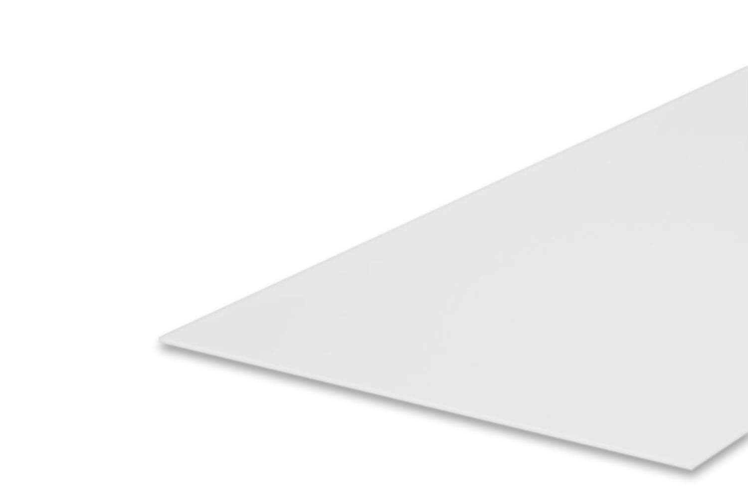 Plaque PTFE 500 x 500 x 1 mm Teflon Blanc Polytétrafluoroéthylène