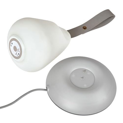 Shnuggle Moonlight Baby Night Light & Room Thermometer Dock | Rechargeable & Portable | Newborn Essentials Nightlight for Better Sleep & Comfort | Perfect Baby Gift