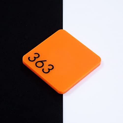 Perspex 363 Orange Cast Acrylic Sheet - 300x250x3mm, 363 3MM Orange - Image 2