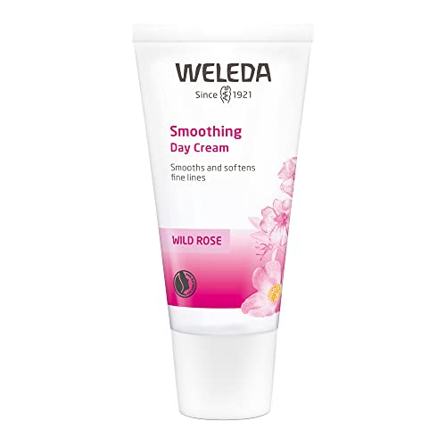 Weleda - Crema de Día Alisante Nutritiva de Rosa Mosqueta, Hidrata, Atenúa Arrugas, Revitaliza y Mejora la Elasticidad, con Extractos de Rosa Mosqueta y Aceites Naturales, Tratamiento Natural - 30 ml
