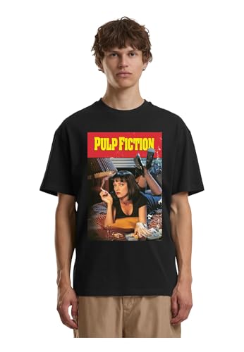 T-Shirt Pulp Fiction Coupe Ample pour une Soirée Cinéma Décontractée en Look Urbain