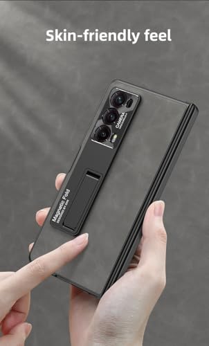 Coque Honor Magic V2 housse cuir uni noir protection TPU mince - 6