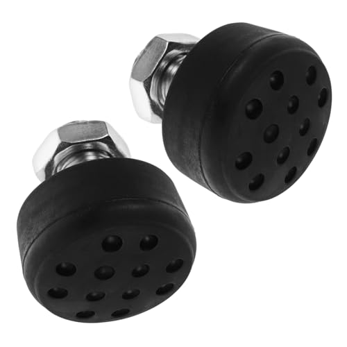 BESPORTBLE Roller Skates Toe Stops 2pcs Rubber Toe Stoppers Roller Skate Brakes Skating Safety