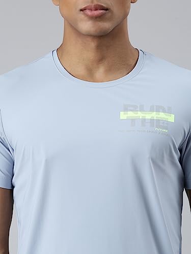 Image of XTEP Comfort Series (Sports Elastic Performance), Running Series, Superior Stretch, Polyamide & Elastane, Crew Neck Comfort Running T-Shirt for Men (White)
