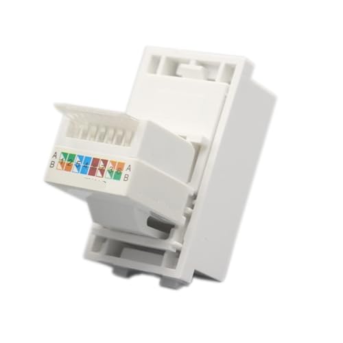 Connecteur Ethernet RJ45 CAT6 pour prise 23x36mm à sertir sur ordinateur