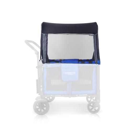 Image of WONDERFOLD Mosquito Net for Stroller Wagon Featuring Easy Access Zippered Entrance with Quick and Easy Install and Protection from All Types of Insects (Fits Only W1 & W2)