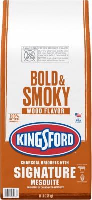Kingsford 32075 Charcoal with Mesquite, 100% Natural, 16 Lb. - Quantity 48