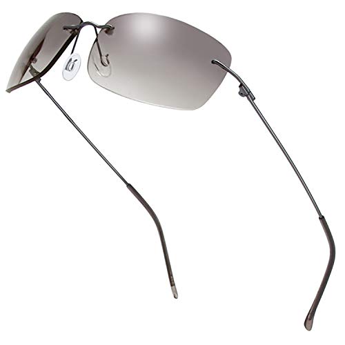 Image of The Fresh Minimalist Small Rectangular Sunglasses Clear Eyewear - Exquisite Packaging