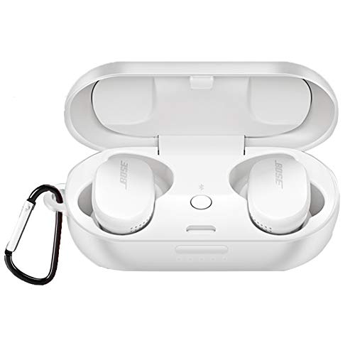 Compatible with Bose Sport Earbuds Case, Youkei Silicone Case Cover Easy Carrying Protective Case Cover Compatible with Bose Sport Earbuds (White)