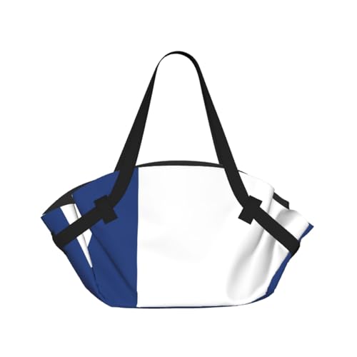 Sac de voyage imprimé drapeau finlandais avec matelas de camping pliable imperméable