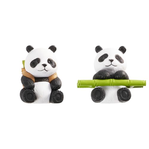 Set de 8 imanes decorativos 3D panda para refrigerador miniatura 7