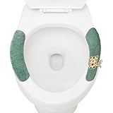 Copriwater in peluche – caldo e spesso, protezione del coperchio rialzata durevole, comodo e morbido accessorio da bagno | autoadesivo con design semplice, comodo pad per WC,