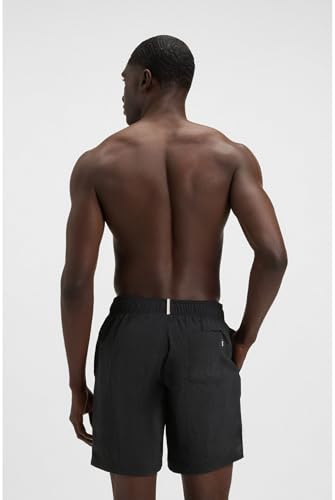 Boss Whale, Costume A Pantaloncino, Nero (New - Black1), M, Da Uomo - 4