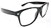 Price comparison product image Clear Lens Geek/Nerd Retro Glasses,Black Frame