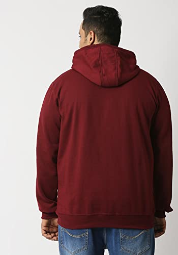 Image of Wear Your Opinion Men's Plus Size Fleece Zipper Hoodie Jacket