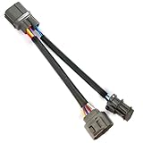 Jumper Harness OBD2 to OBD1 10 PIN Compatible with 1996-1998 (99-00 SI) Integra(5 pcs)
