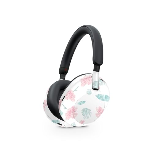 Image of MightySkins Skin Compatible with Sony WH-1000XM5 Headphones - Paper Flowers | Protective, Durable, and Unique Vinyl Decal wrap Cover | Easy to Apply, Remove, and Change Styles