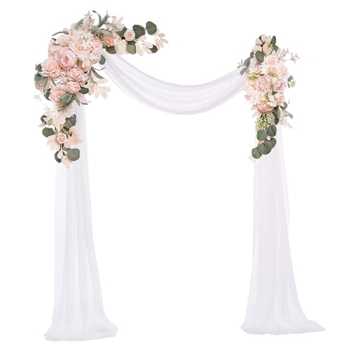 Fleurs d'arche de mariage artificielles anti-flétrissement pour centres de table - 2