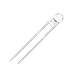 CHANZON 100 pcs 3mm Purple UV LED Diode Lights (Violet Clear Round Transparent DC 3V 20mA) Bright Lighting Bulb Lamps Electronics Components Indicator Light Emitting Diodes