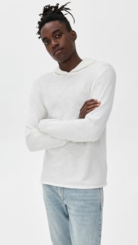 rag & bone Men's Linen Blend Classic Hoodie2