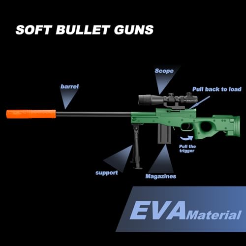 Kyliandi 001 Soft Bullet Toy Gun Sniper Rifle thumb #3