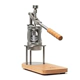 ALM KOPi MS1 - Mini Portable Manual Espresso Machine with Wooden Base, Lever Press Coffee Machine, No Electricity Required, for Home, Travel and Camping