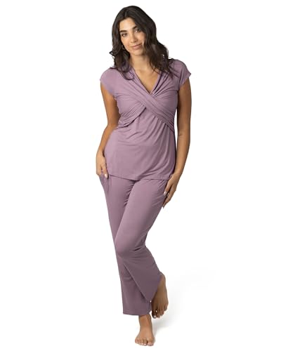 Image of Kindred Bravely Davy Maternity & Nursing Pajamas | Premium Postpartum Pajamas Set