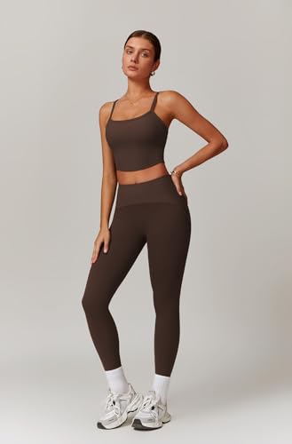 QBGJTD Women's Cross Back Tank Top Matching High Waist Leggings Gym Outfits for Workout
| QBGJTD Women's 2 Piece Cross